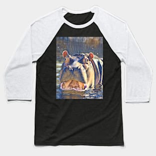 Hippo Baseball T-Shirt